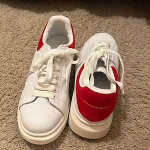 Worn once Alexander McQueen tennis shoes!! No stains or blemishes.